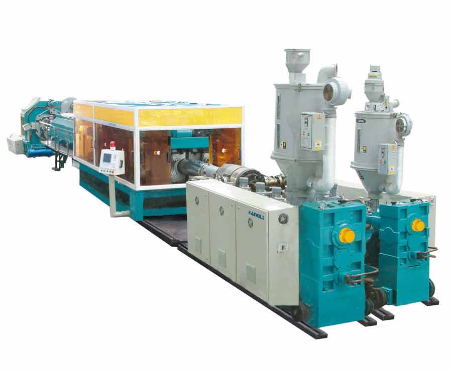 Echipament de extrudare a conductelor de perete structurat cu design german