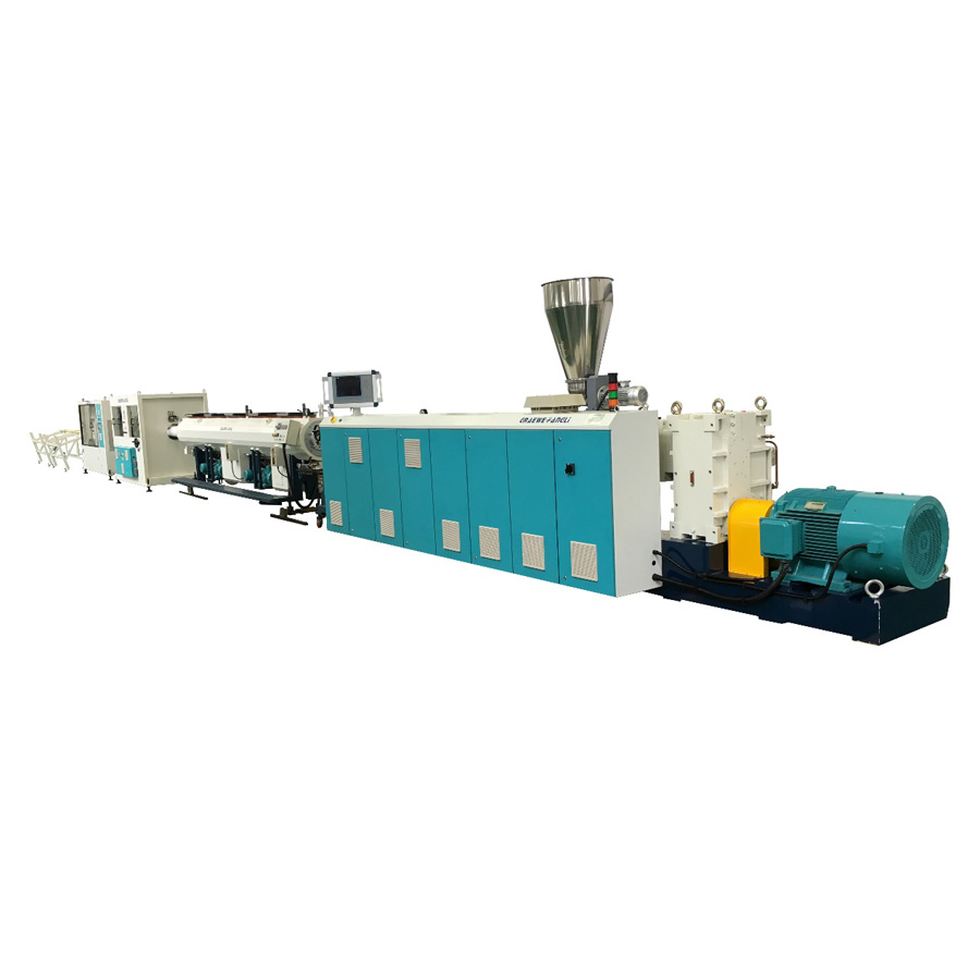 Linie de extrudare pentru precauții de funcționare a țevilor cu perete solid